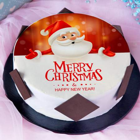 Merry Christmas Santa Poster Cake (2 kg)-picture-39