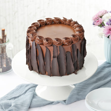 Midnight Truffle Magic Chocolate Cake (1 Kg)-picture-10