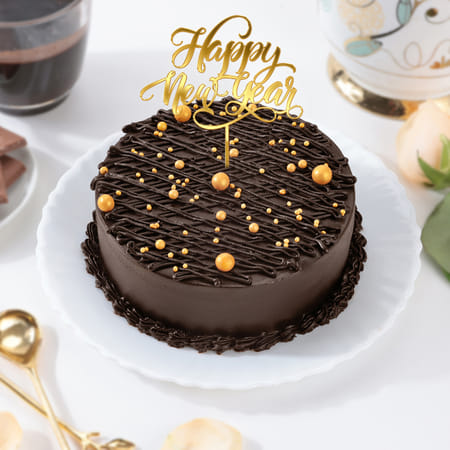 Midnight Truffle New Year Cake-picture-53