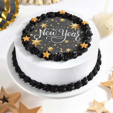Minimalist New Years Cake (1 Kg)-picture-37