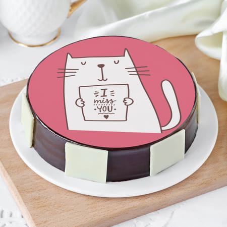 Miss You Kitty Cake (1 Kg)-picture-20