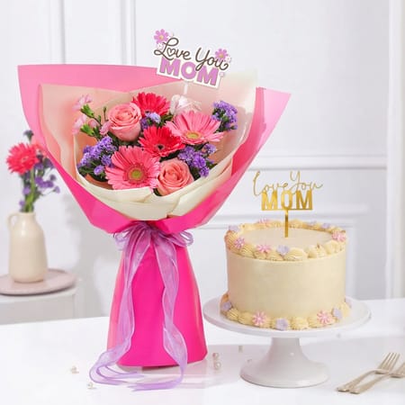 Mom's Radiance of Love Bouquet & Pineapple Cake-picture-10