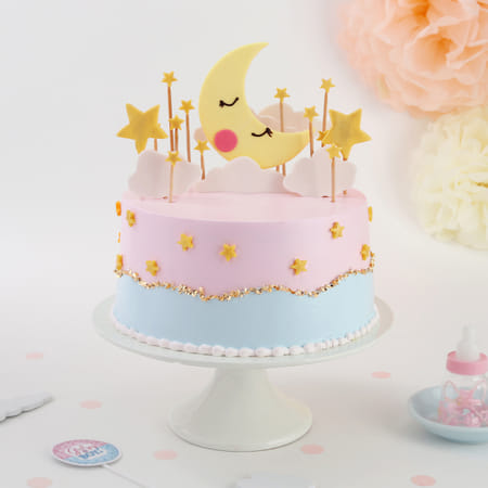 Moon and Stars Cake (3 Kg)-picture-31