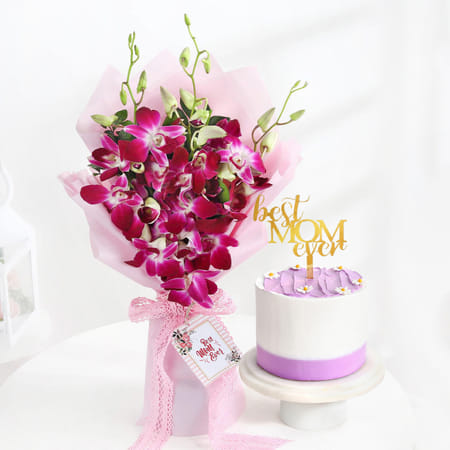 Mother's Day Bouquet And Mini Cake Affair-picture-36