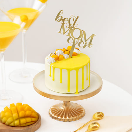 Mother's Day Mango Majesty Cake (1 kg)-image-30