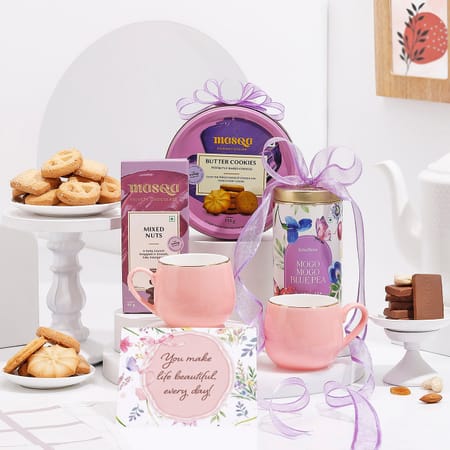Mother's Day Porcelain Tea Cup & Treats Hamper-image-27
