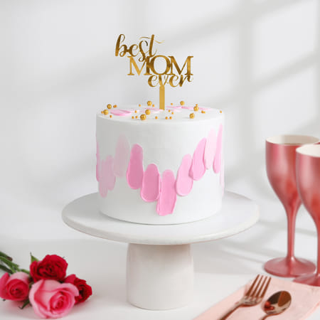 Mother's Day Pretty Pink Cake (One Kg)-picture-25