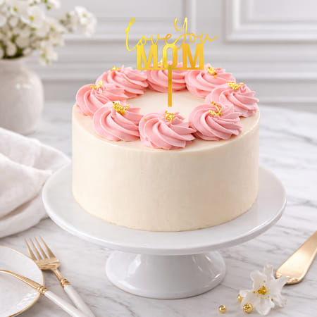 Mother's Day Strawberry Vanilla Dream Cake-image-32