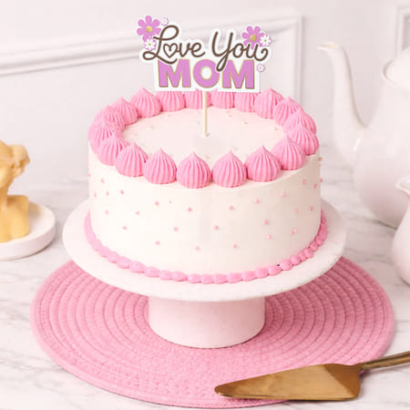 Mother's Day Vanilla Luxe Delight Cake (500g)-image-0