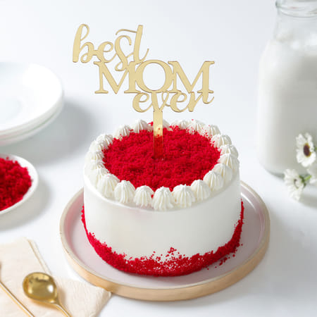 Mother's Day Velvet Delight Cake (1 kg)-picture-28
