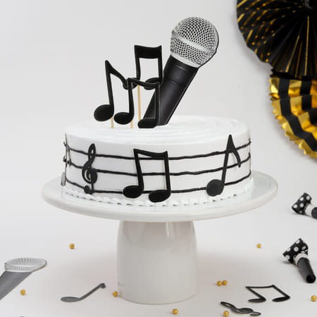 Music Theme Cake (1 Kg)-picture-13