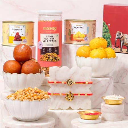 Om Ganesha Spiritual Rakhi Hamper-picture-15