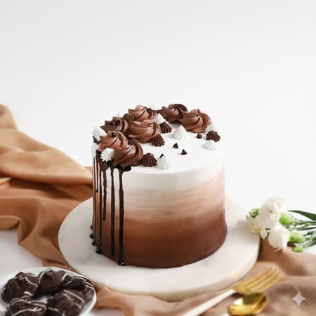 Ombre Chocolate Cake (1 Kg)-picture-35
