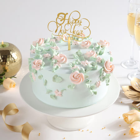 Pastel Beauty New Year Cake (2 Kg)-picture-20