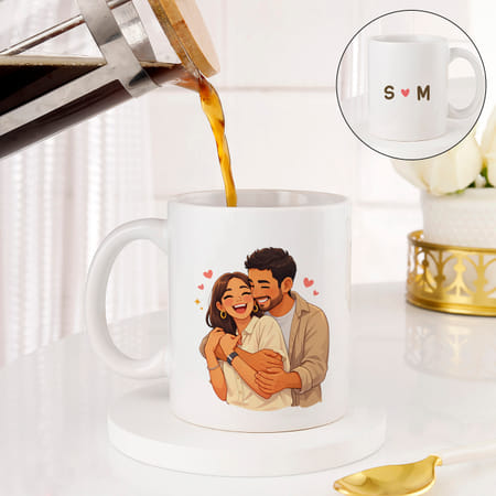 Personalized Animated Couple Portrait Mug-picture-30