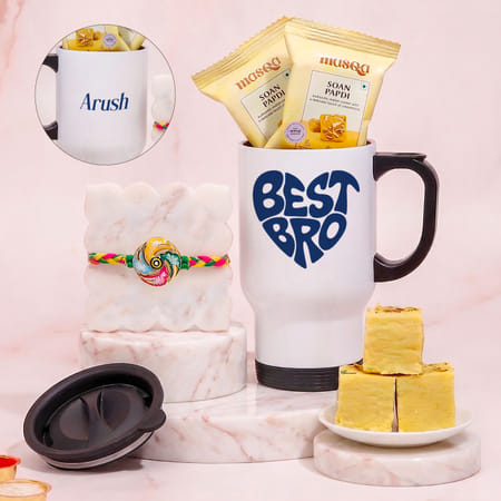 Personalized Best Bro Tumbler Gift Hamper-picture-29