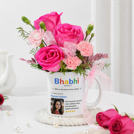 Personalized Bhabhi Google Search Mug for Rakhi-picture-33