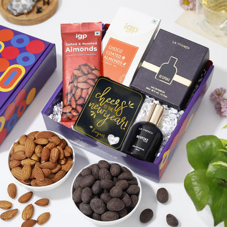 Personalized Cheers To New Year Hamper-image-37