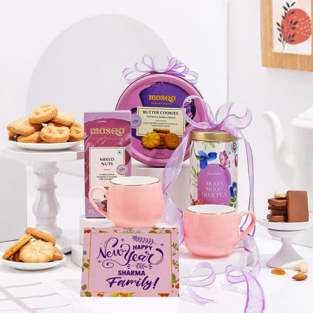 Personalized Cheers To New Year Hamper-image-36