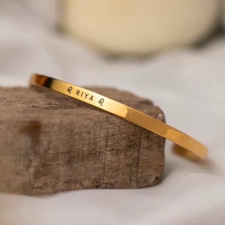 Personalized Classic Gold Bracelet-picture-38
