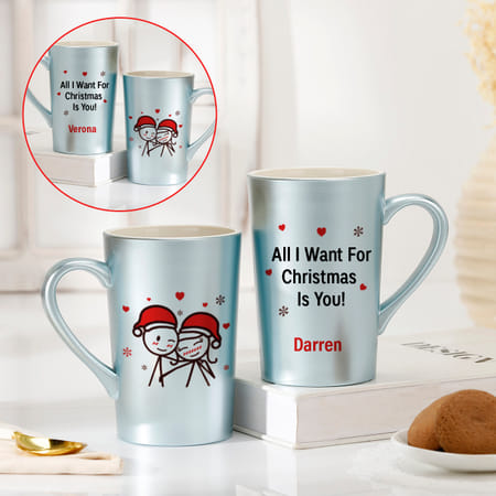 Personalized Couple Christmas Mug - Set Of 2-picture-15