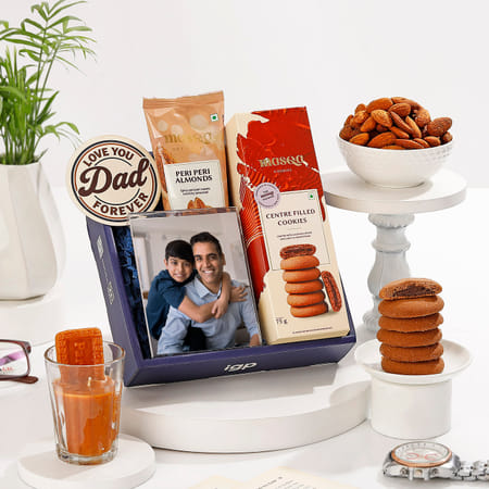 Personalized Dad's Snacks & Memory Hamper-picture-31