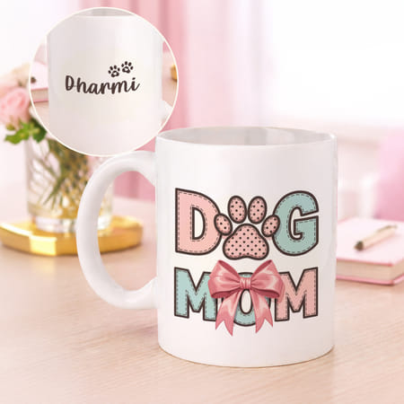Personalized Dog Mom Mug-image-10