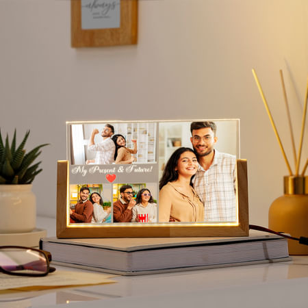 Personalized Forever Together LED Acrylic Photo Frame