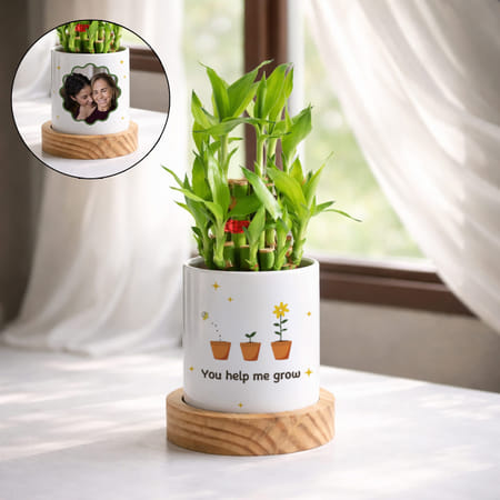 Personalized Mother's Day Lucky Bamboo Plant-picture-35