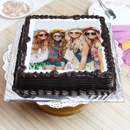 Personalized Picture-Perfect Chocolate Cake (1 Kg)-picture-17