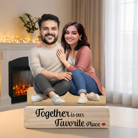Personalized Together Is Our Favorite Place Couple's Caricature-picture-35