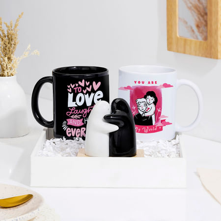 Personalized Valentine Mugs with Shakers