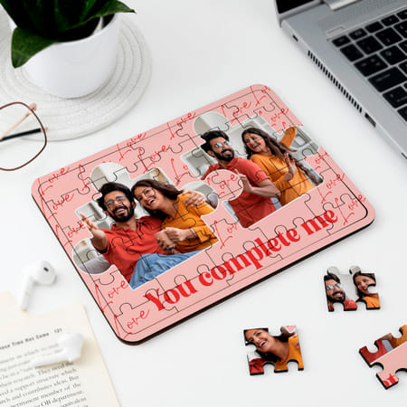 Personalized You Complete Me Jigsaw Puzzle-picture-34