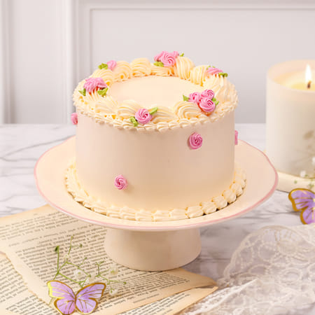 Pineapple Blossom Floral Cake-image-21