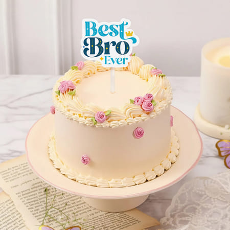 Pineapple Floral Bento Cake For Brother