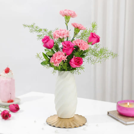 Pink Blooms Floral Arrangement
