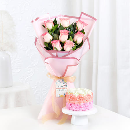 Pink Paradise Daughters Day Combo-picture-17