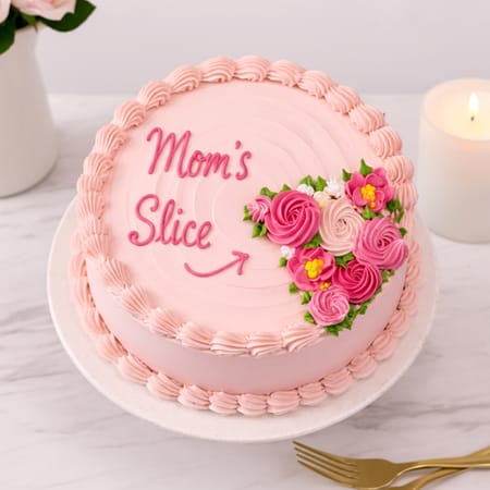 Pink Rose Velvet Mother's Day Cake-picture-33