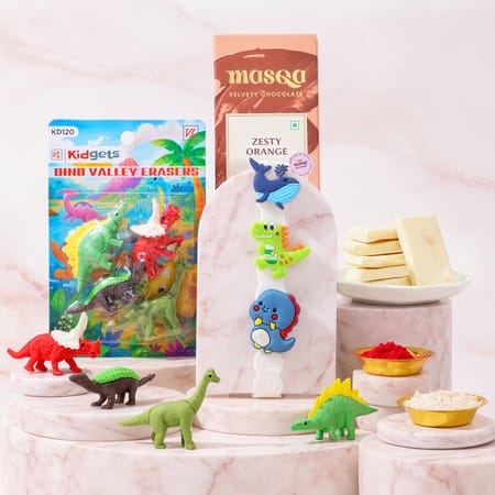Playful Dinosaur Rakhi Hamper for Kids-picture-37