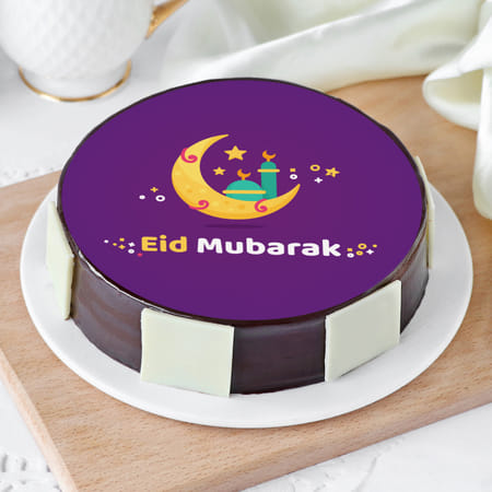 Purple Delight Eid Mubarak Cake (1 Kg)-picture-18