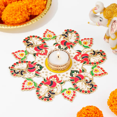 Radiant Floral Rangoli For Diwali-picture-26