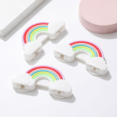 Rainbow-Shaped Safety Lock - Assorted - Set Of 2-picture-17