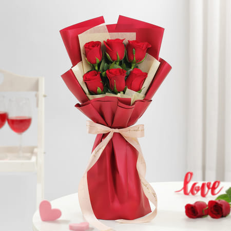 Red Roses Valentine Bouquet-picture-31