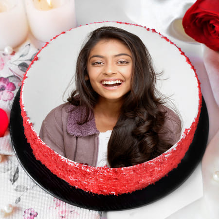 Red Velvet Photo Cake (1 Kg)-picture-14