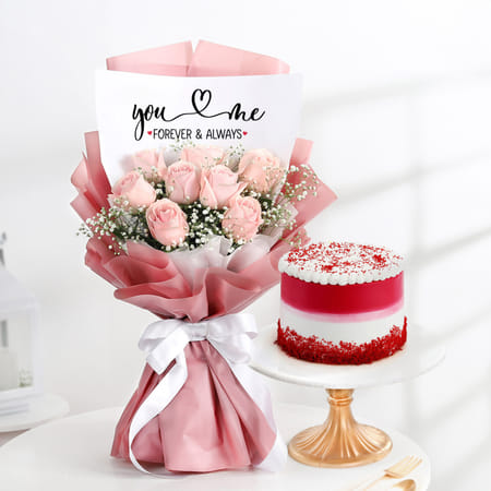 Romantic Blooms And Decadent Cake Duo-picture-48