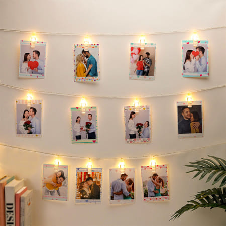 Romantic Personalized Photo LED Wall Decor