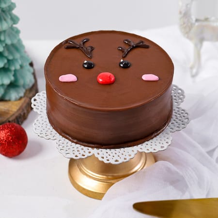 Rudolph Chocolate Christmas Cake-image-23
