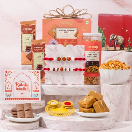 Rudraksha Blessings Rakhi Hamper for Brothers-picture-24