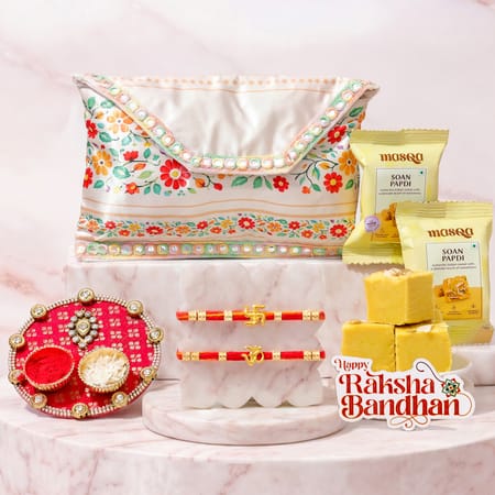 Sacred Om Swastika Rakhi Hamper-picture-16