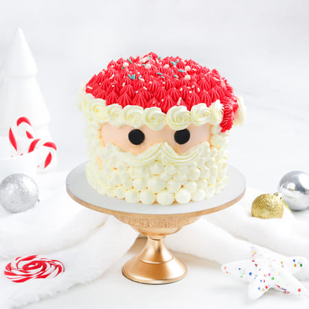 Santa's Delight Cream Cake-image-10